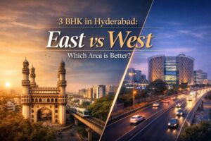 3 BHK in Hyderabad: East vs West – Which Area is Better?